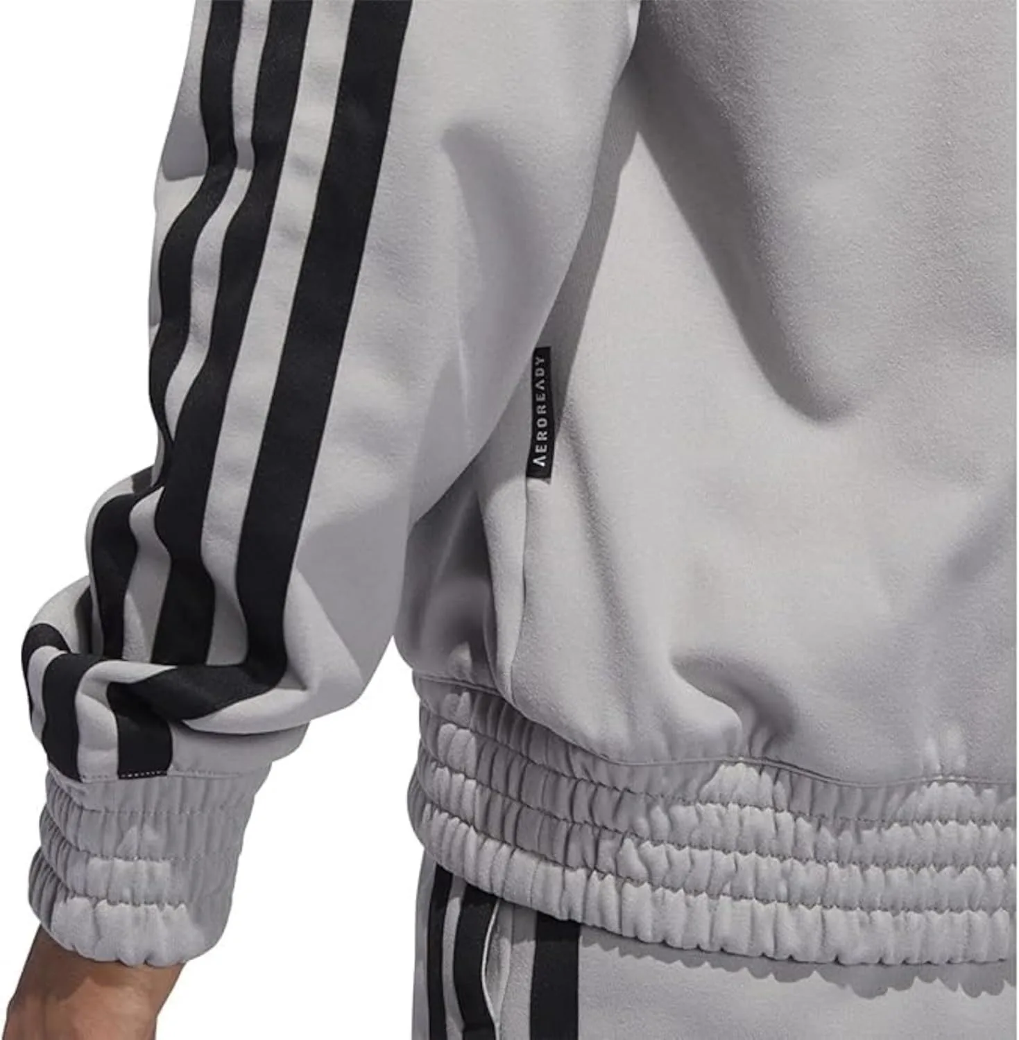 Толстовка Adidas Legend Winter для мужчин, однотонный серый — фото 2