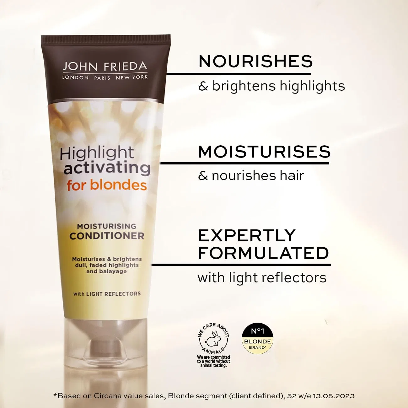 Увлажняющий кондиционер John Frieda Sheer Blonde Highlight Activating 500 мл John Frieda — фото 2