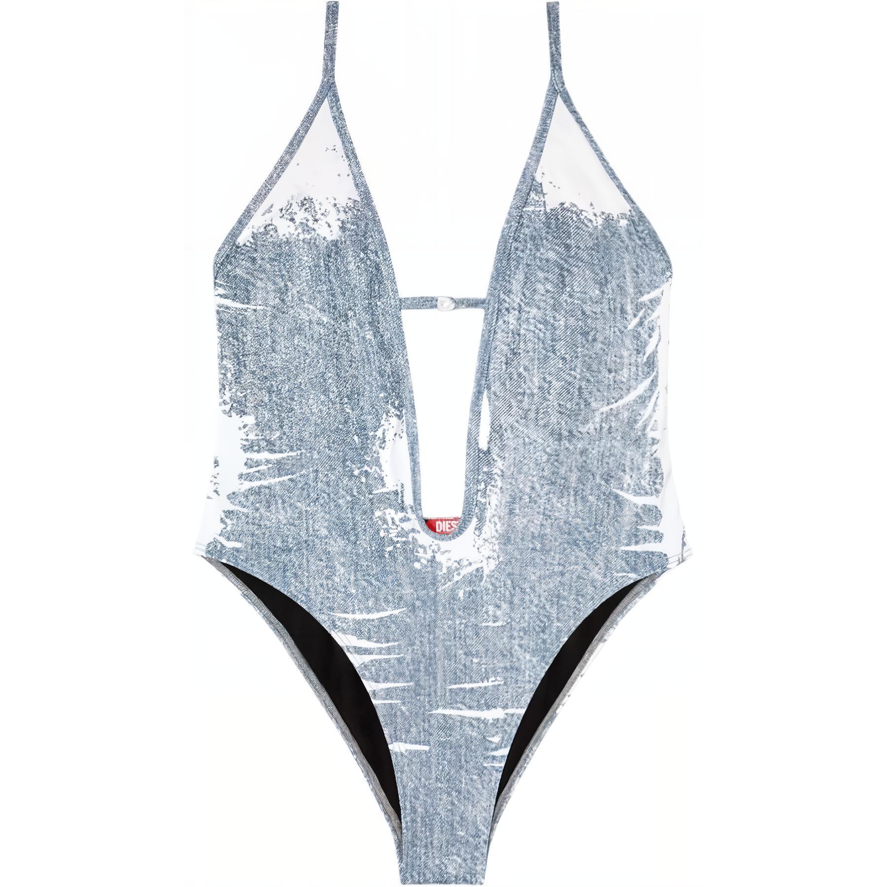 

Купальник Daisy Dnm с принтом Trompe L'Oeil Denim DIESEL, серый