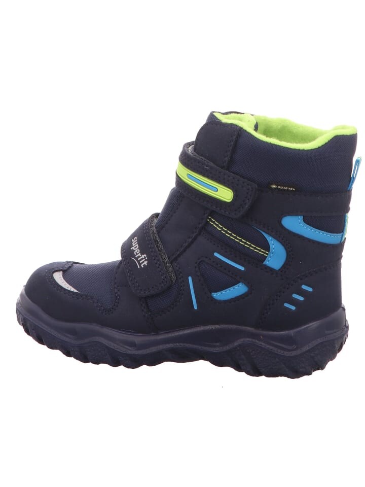 

Высокие ботинки до щиколотки superfit Winterstiefeletten HUSKY, цвет blau/grün