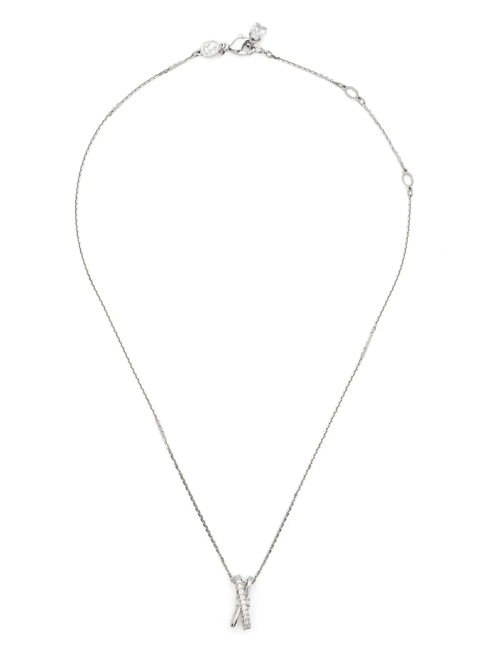 

Колье с подвеской Hyperbola Swarovski, серебяный