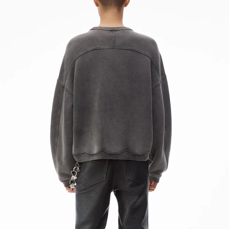 Футболка из хлопкового джерси Alexander Wang, Gray — фото 3