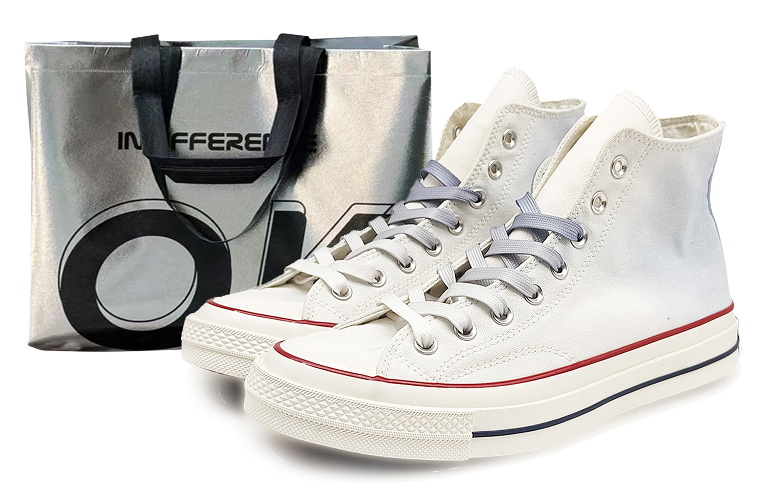 Converse Износостойкие высокие парусиновые туфли Chuck 70 Chuck Taylor унисекс, сине-белые