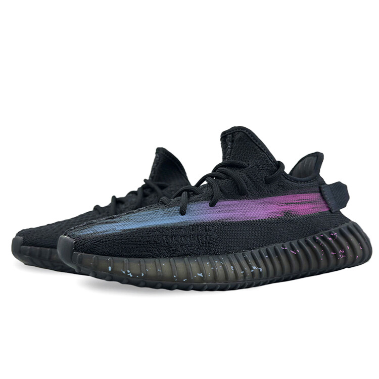 Кроссовки adidas originals Yeezy Boost 350 V2 Lifestyle Shoes Unisex Low-top Black/pink/blue, черный — фото 3