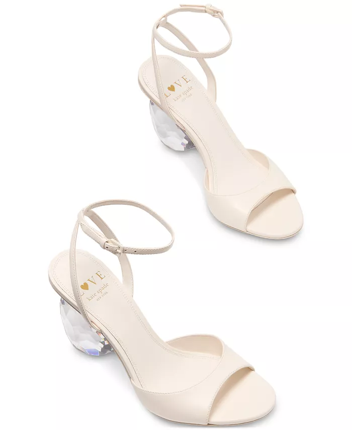 Женские босоножки на каблуке Perfect Pair Heart Heel kate spade new york, коричневый/бежевый