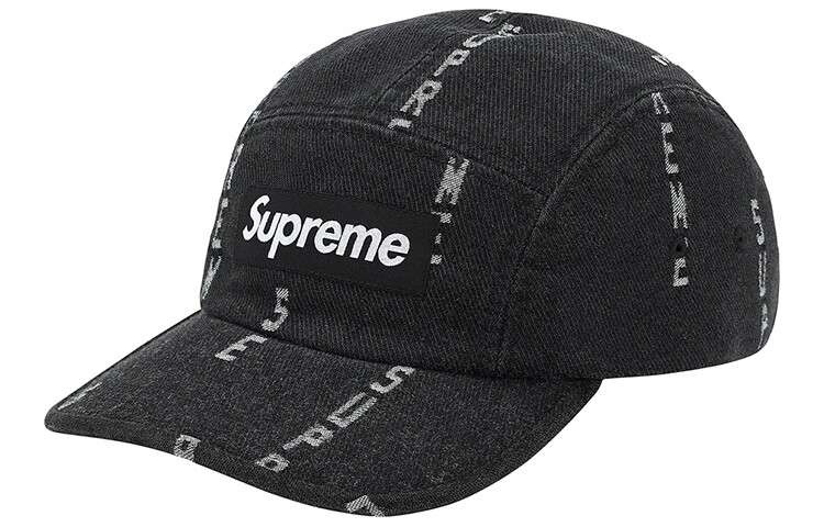 

Кепка Supreme Logo Stripe, черный