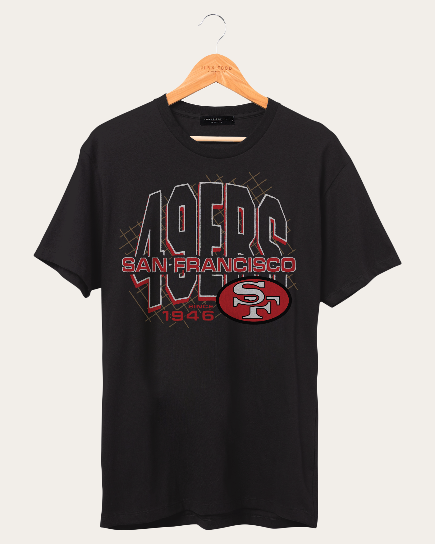 

Классическая футболка NFL San Francisco 49ers Junk Food Clothing, цвет true black