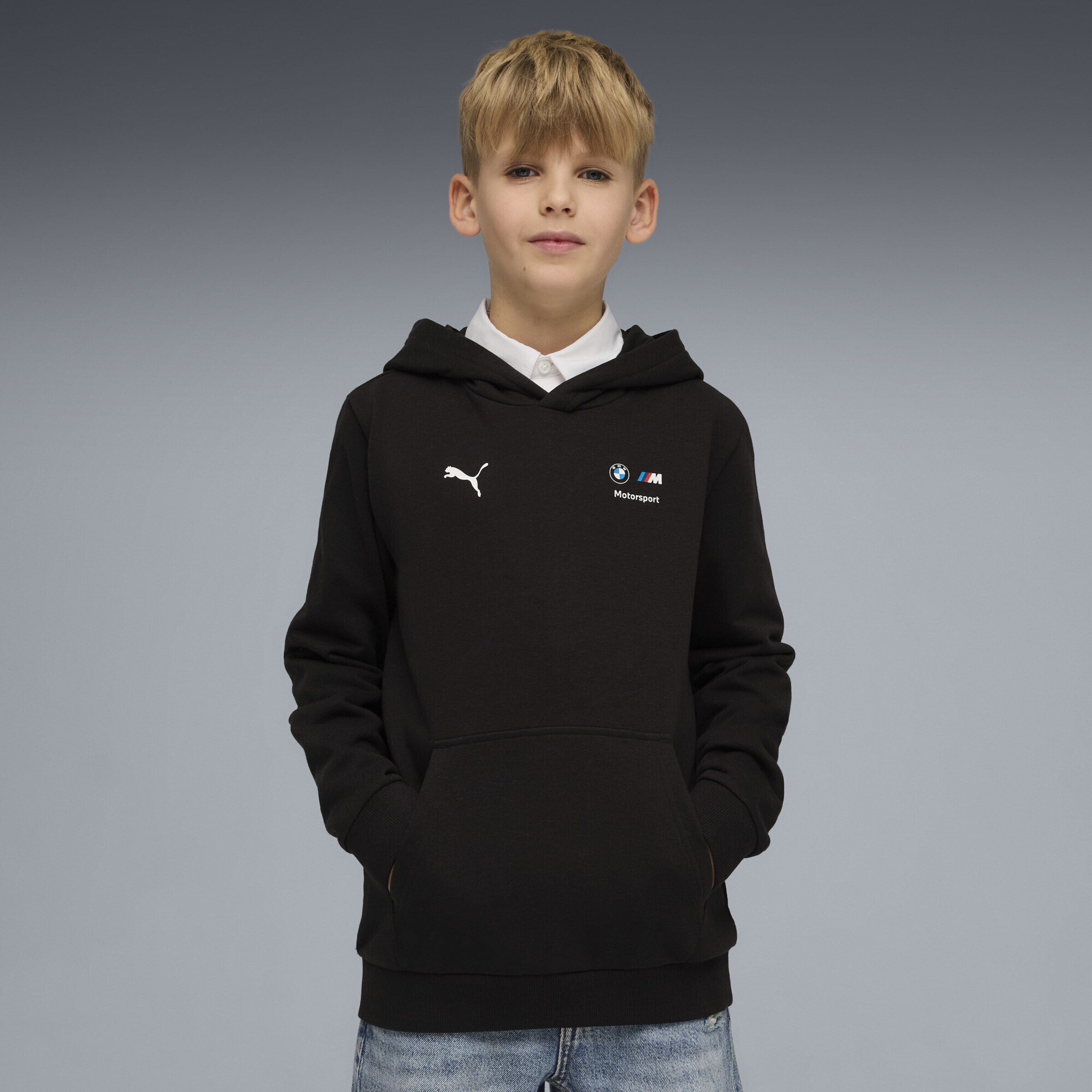 PUMA Толстовка 'BMW M Motorsport Essentials' в черном цвете — фото 3