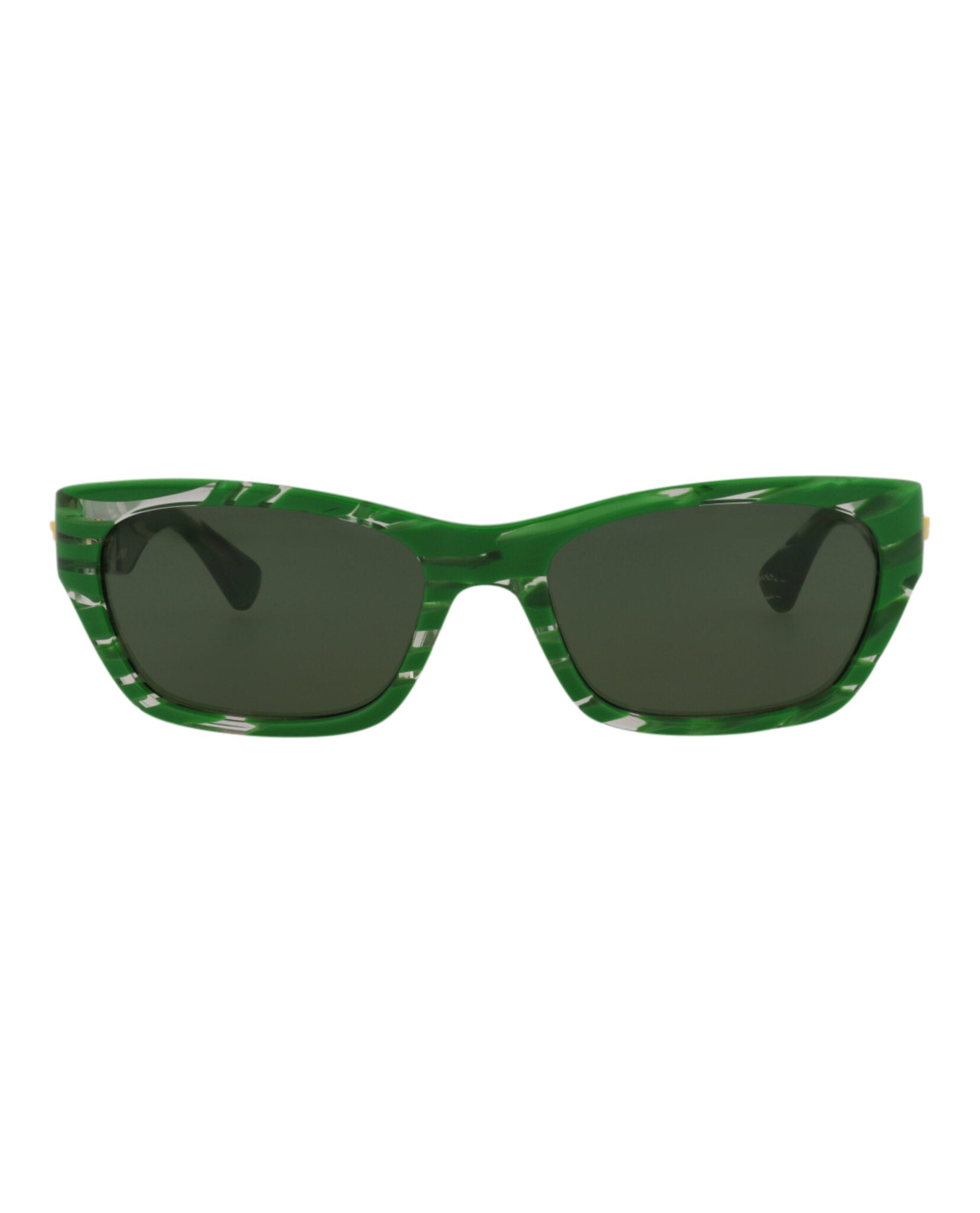 

Солнцезащитные очки в квадратной оправе из ацетата Bottega Veneta, цвет green green green