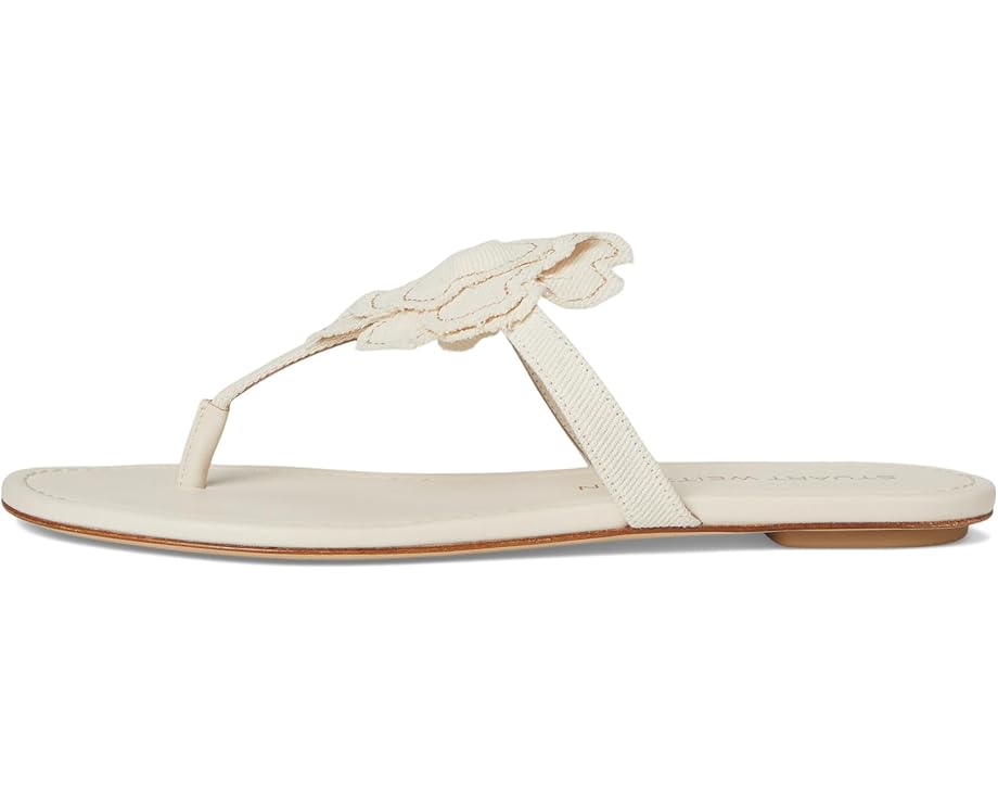 Сандалии Stuart Weitzman Rio T-strap Sandals, цвет Linen — фото 4