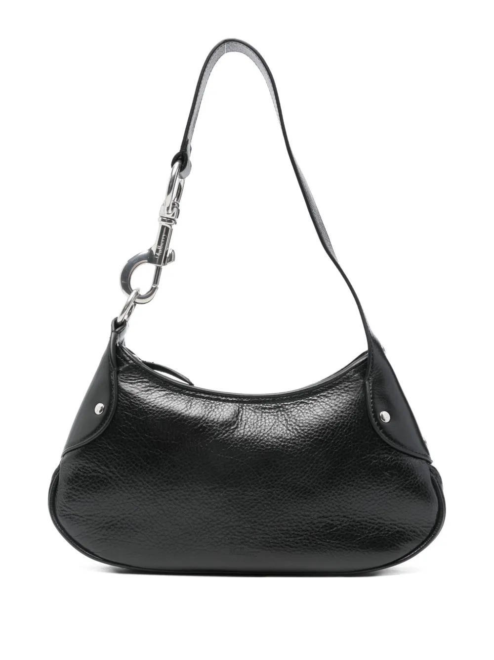 

Кожаная сумка на плечо с заклёпками Mulberry, черный