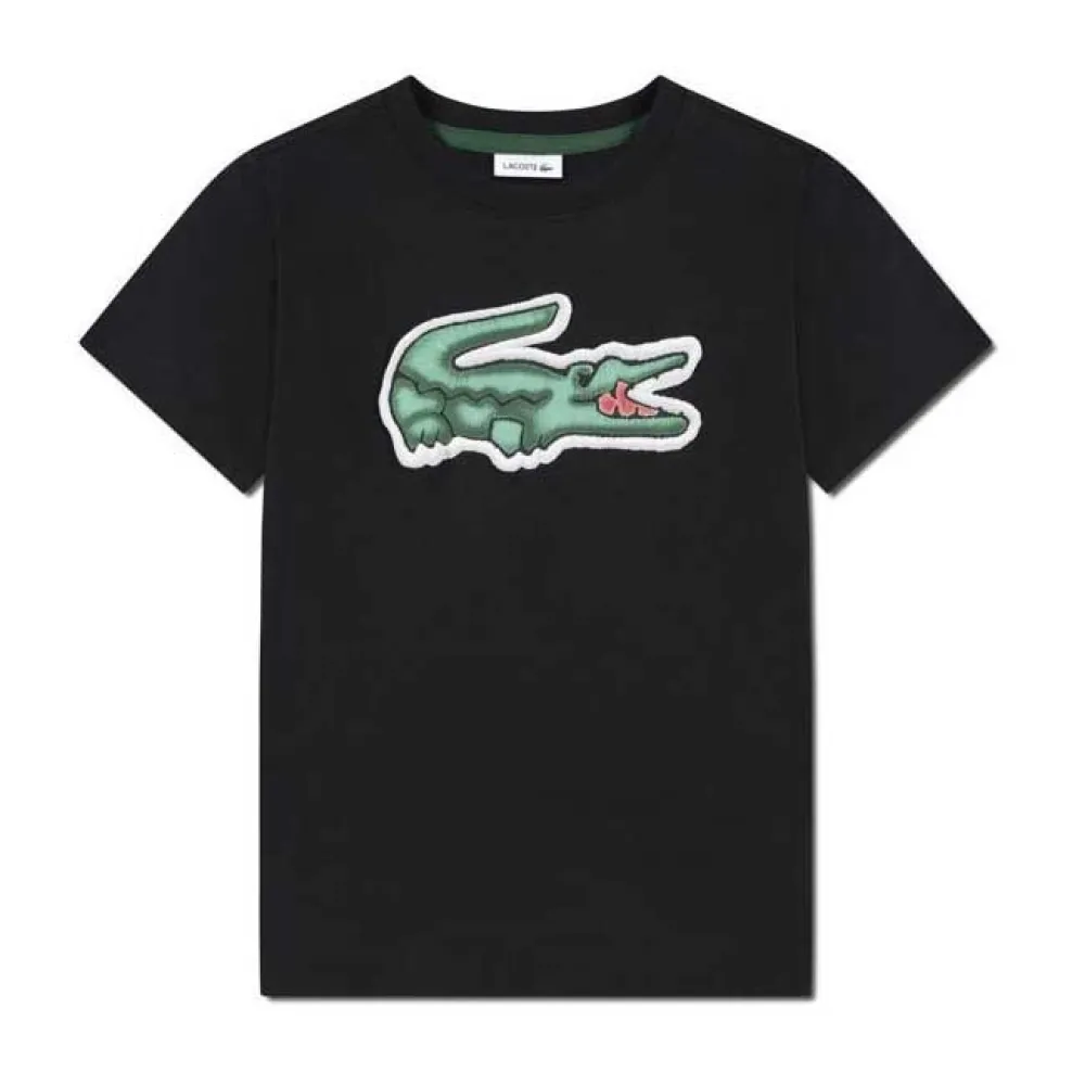 

Футболка с коротким рукавом Lacoste Kids 947072, черный