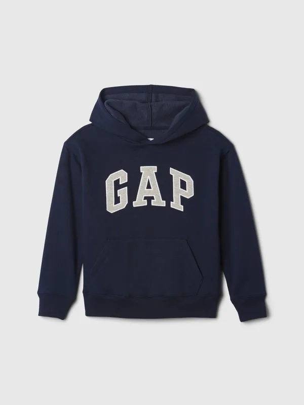 Детская толстовка с логотипом gap в расслабленном стиле Gap, Tapestry Navy