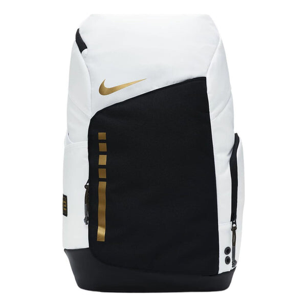 

Сумка hoops elite backpack 32l 'white black gold' Nike, белый