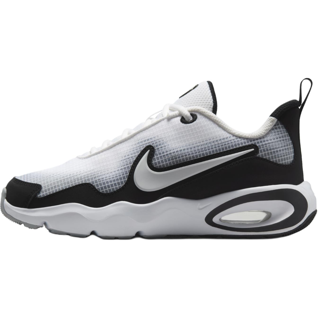 

Износостойкие низкие детские кроссовки для повседневной носки Nike, белый/серый/черный