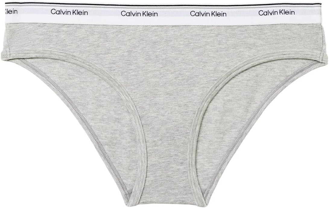 Комплект трусов Calvin Klein  Cotton Soft Stretch, 3 предмета, черный/белый/серый — фото 3