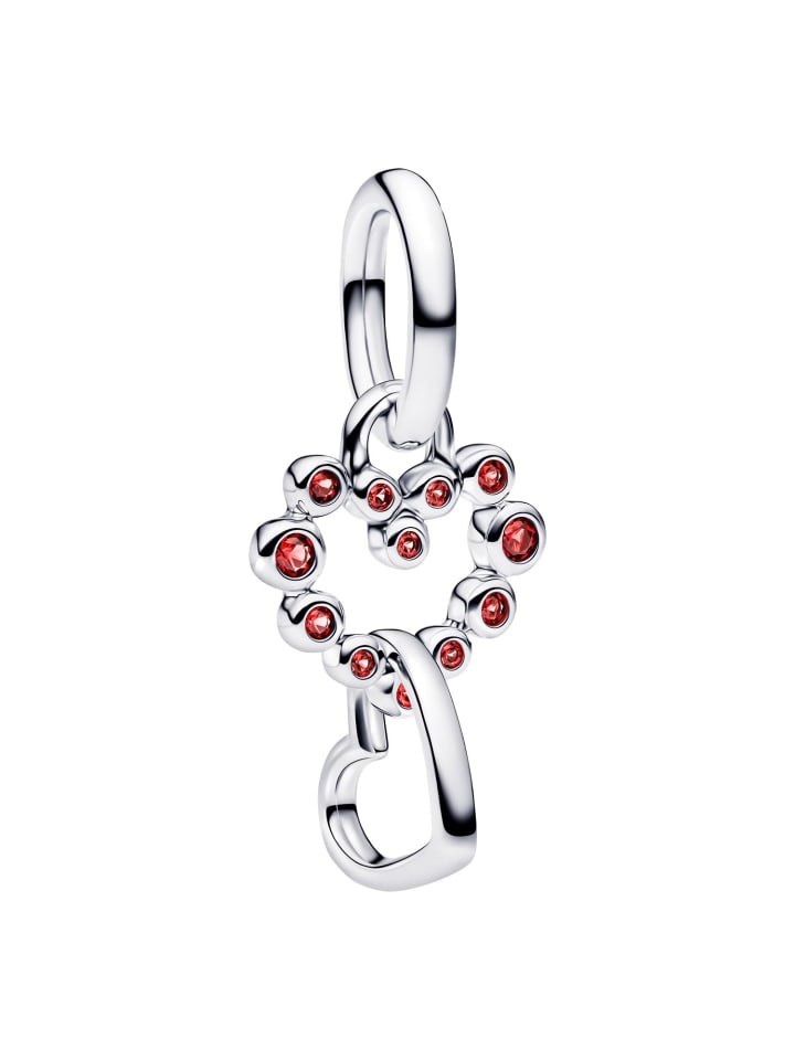 

Pandora Серебряный кулон-подвеска в виде соединенных сердец