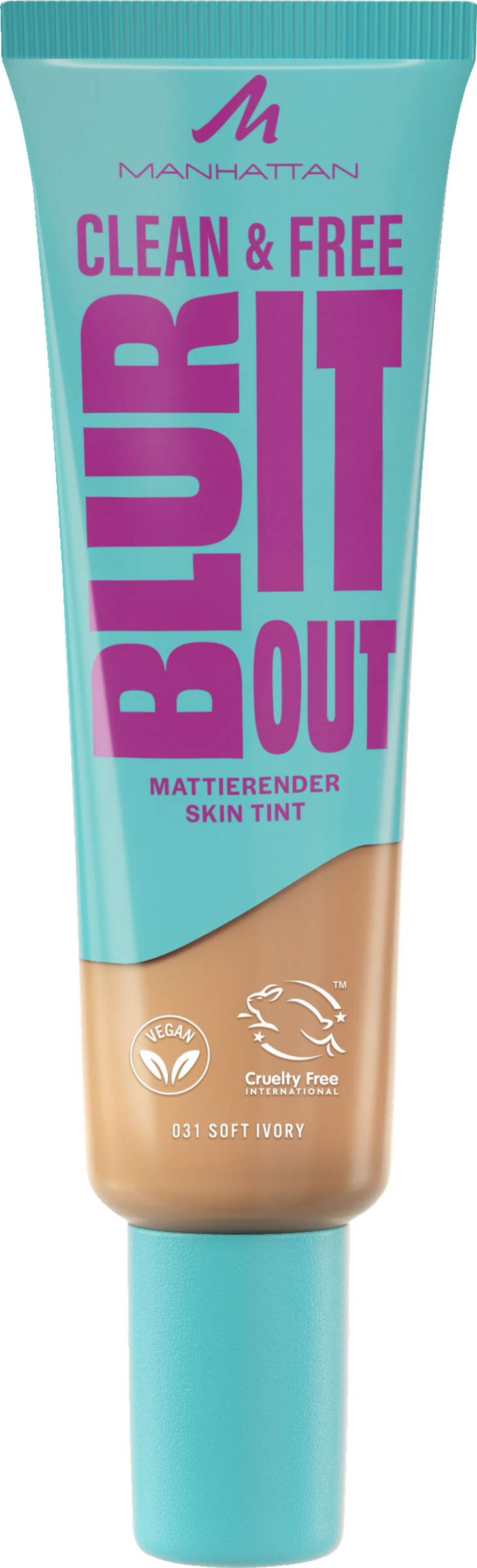 

Тональный крем Manhattan Clean & Free Blur It Out Skin Tint 31 Soft Ivory LSF20