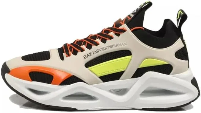 Кроссовки EA7 X8x174 Xk377 Men's, T661 Blk A Lime R Day Ora