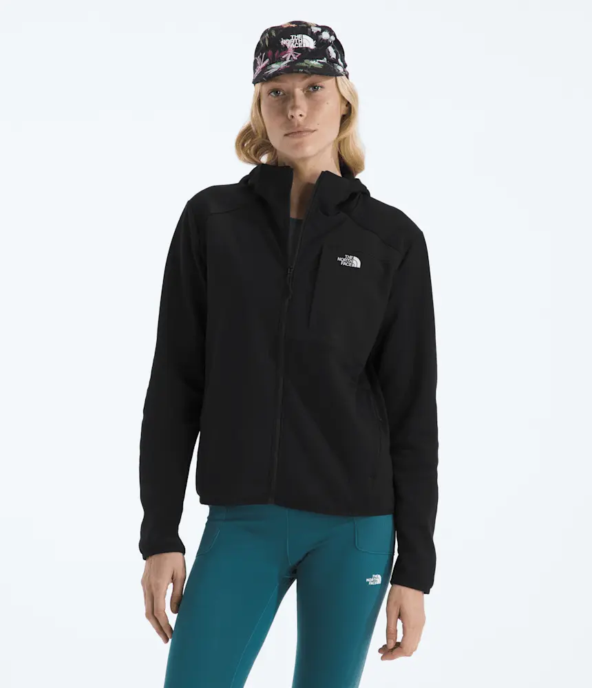 

Женская толстовка с капюшоном TNF Performance из флиса с застежкой-молнией The North Face, TNF Black
