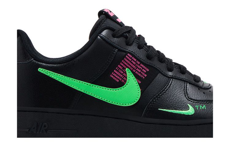 Кроссовки Nike Air Force 1 LV8 UL 'Scream Green', черный — фото 3