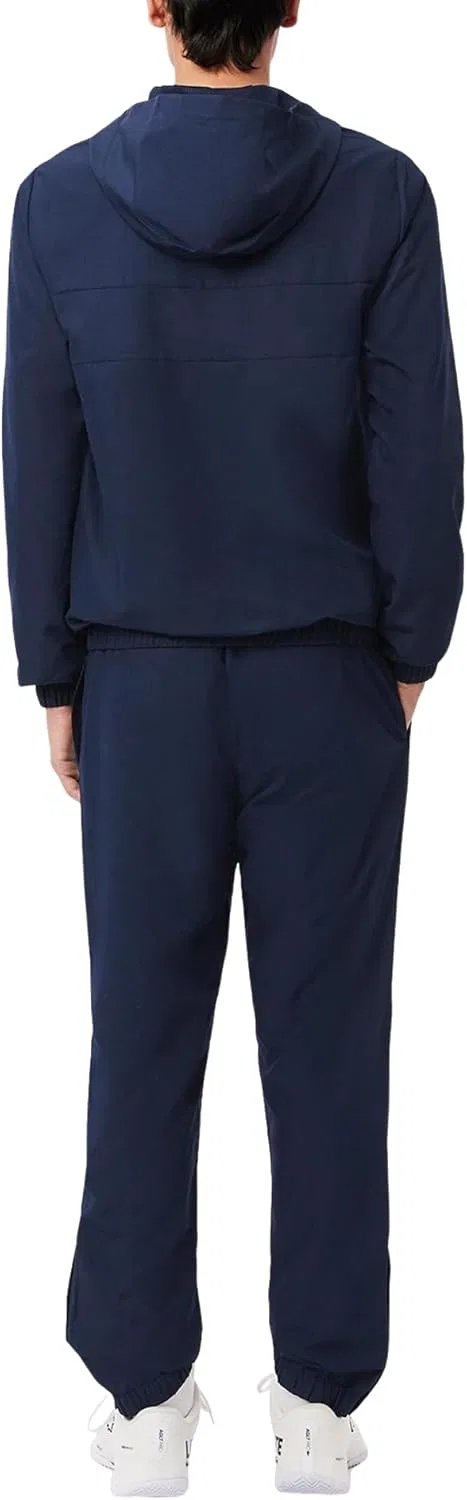 Мужской спортивный костюм Lacoste Diamond из тафты, темно-синий — фото 3