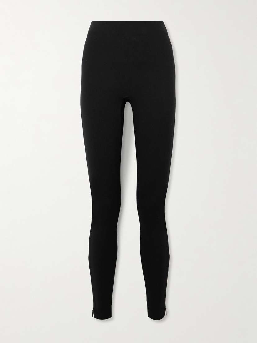 

Леггинсы Spanxsupersmooth perfectfit с эластичным лифом-понте и молнией Spanx, черный