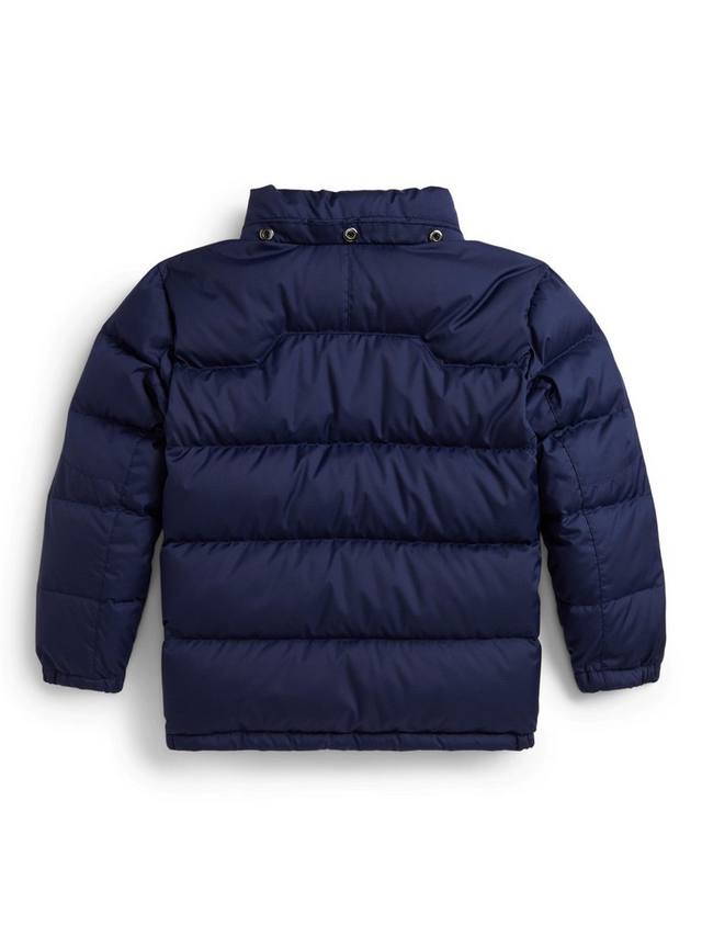 Детская утепленная куртка-бомбер с капюшоном Ralph Lauren, Newport Navy — фото 4