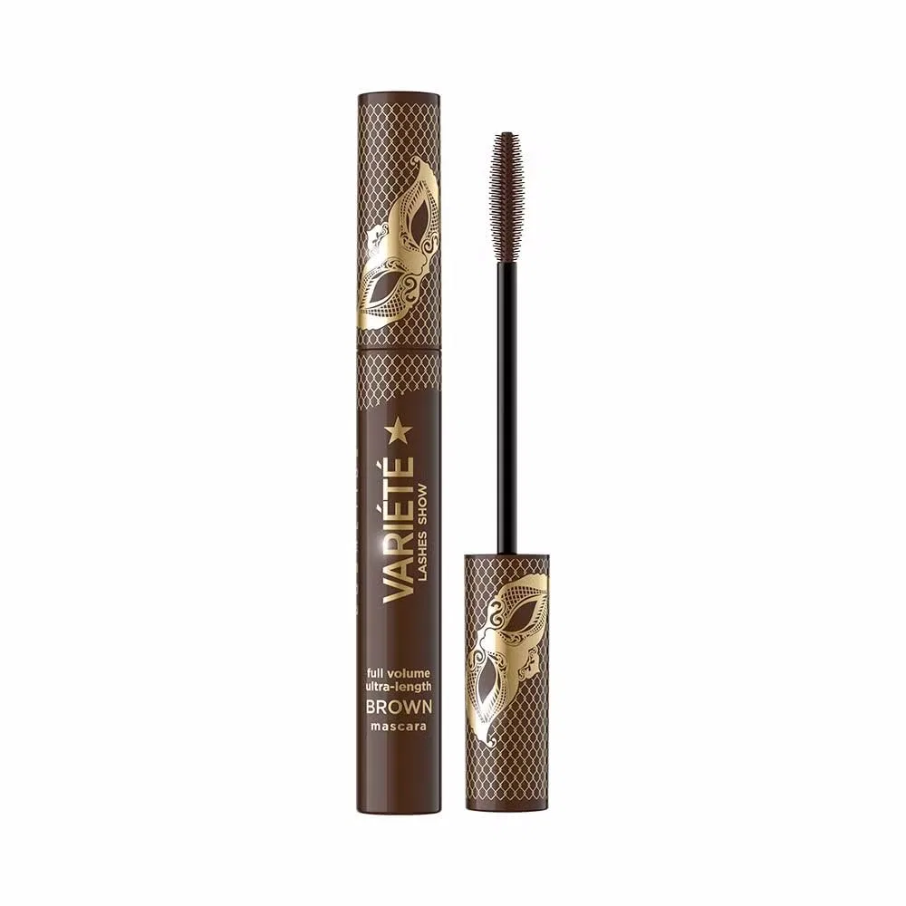 Коричневая тушь для объема и удлинения ресниц Variété от Eveline Cosmetics Eveline Cosmetics, Brown