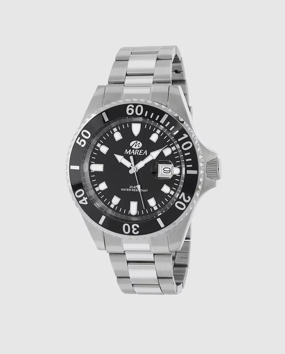 

Стальные мужские часы Marea B36094/16, серебряный