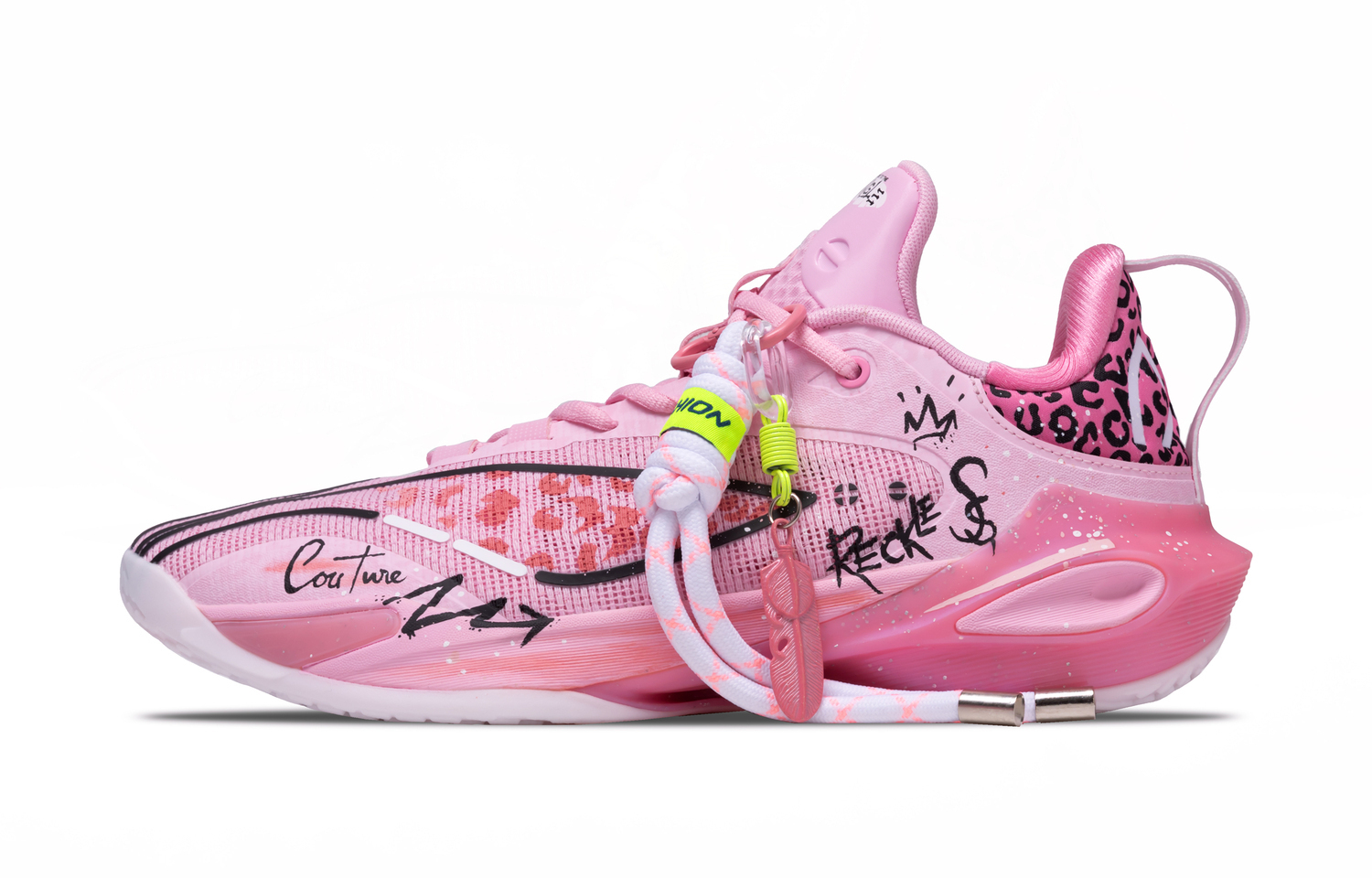 

LINING Мужские баскетбольные кроссовки Flash Strike 11 Pink низкие, устойчивые к истиранию, быстросохнущие