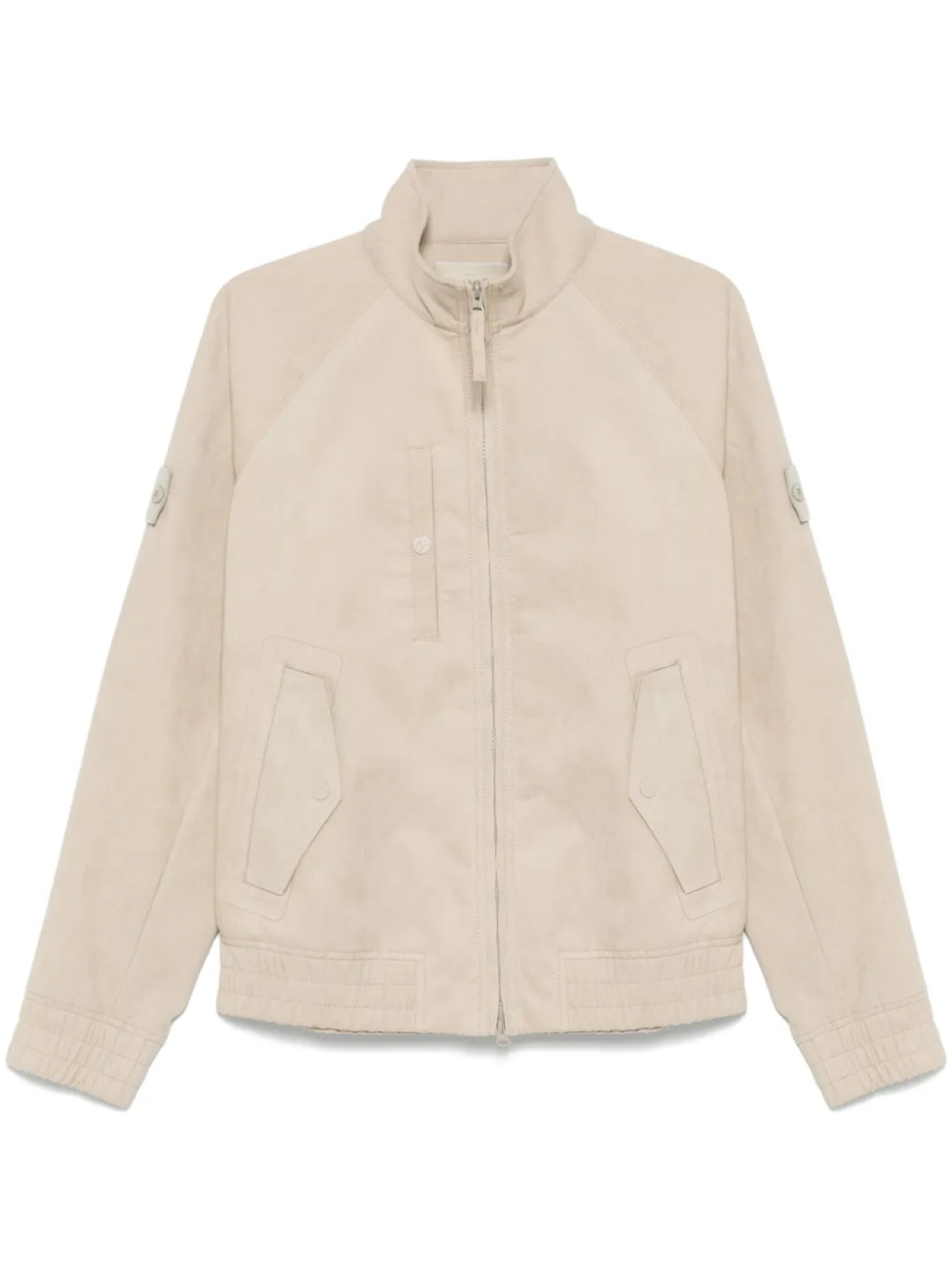 

Stone Island бомбер Alcantara Ghost, нейтральный цвет