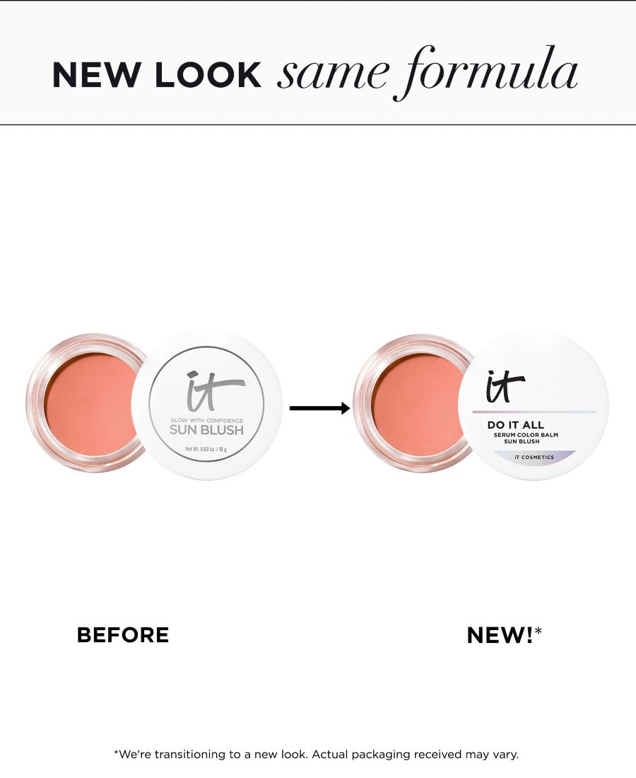 Сыворотка-бальзам для волос Do It All, солнцезащитный крем-бронзер IT Cosmetics, цвет deep terracotta — фото 3