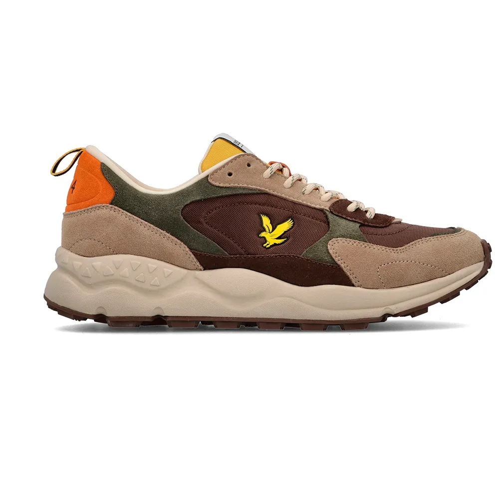 

Кроссовки Lyle & Scott Girvan Nyl trainers, коричневый