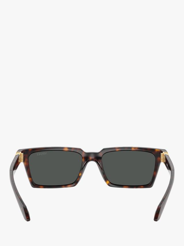 VE4490U мужские прямоугольные солнцезащитные очки Versace, Havana/Grey — фото 4