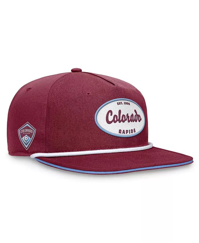 

Мужская кепка Snapback для гольфа Garnet Colorado Rapids Iron Golf Snapback Fanatics, красный