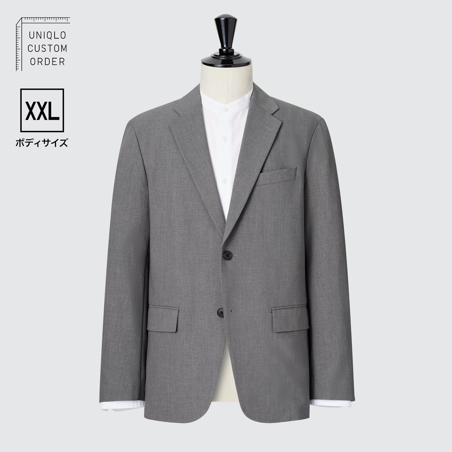 

Куртка UNIQLO Kando размер XXL, серый