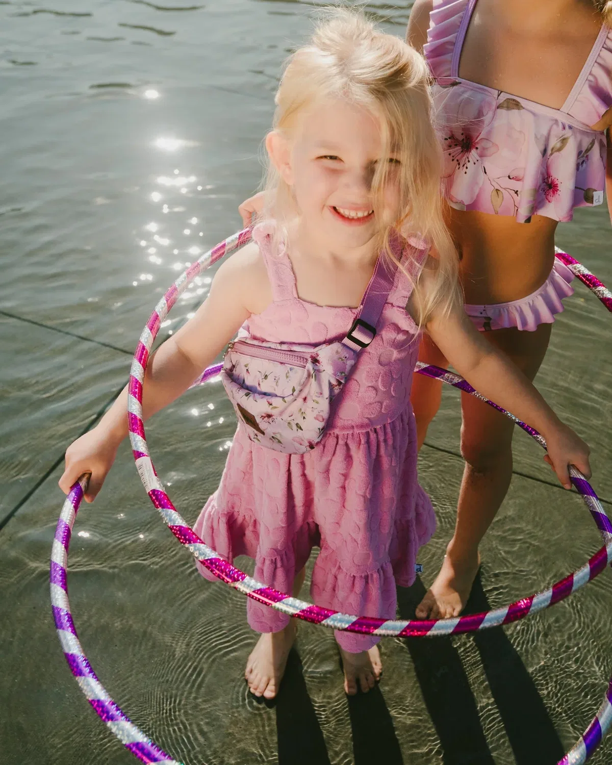 Deux par Deux Beach Cover-Up Dress Pink — фото 2