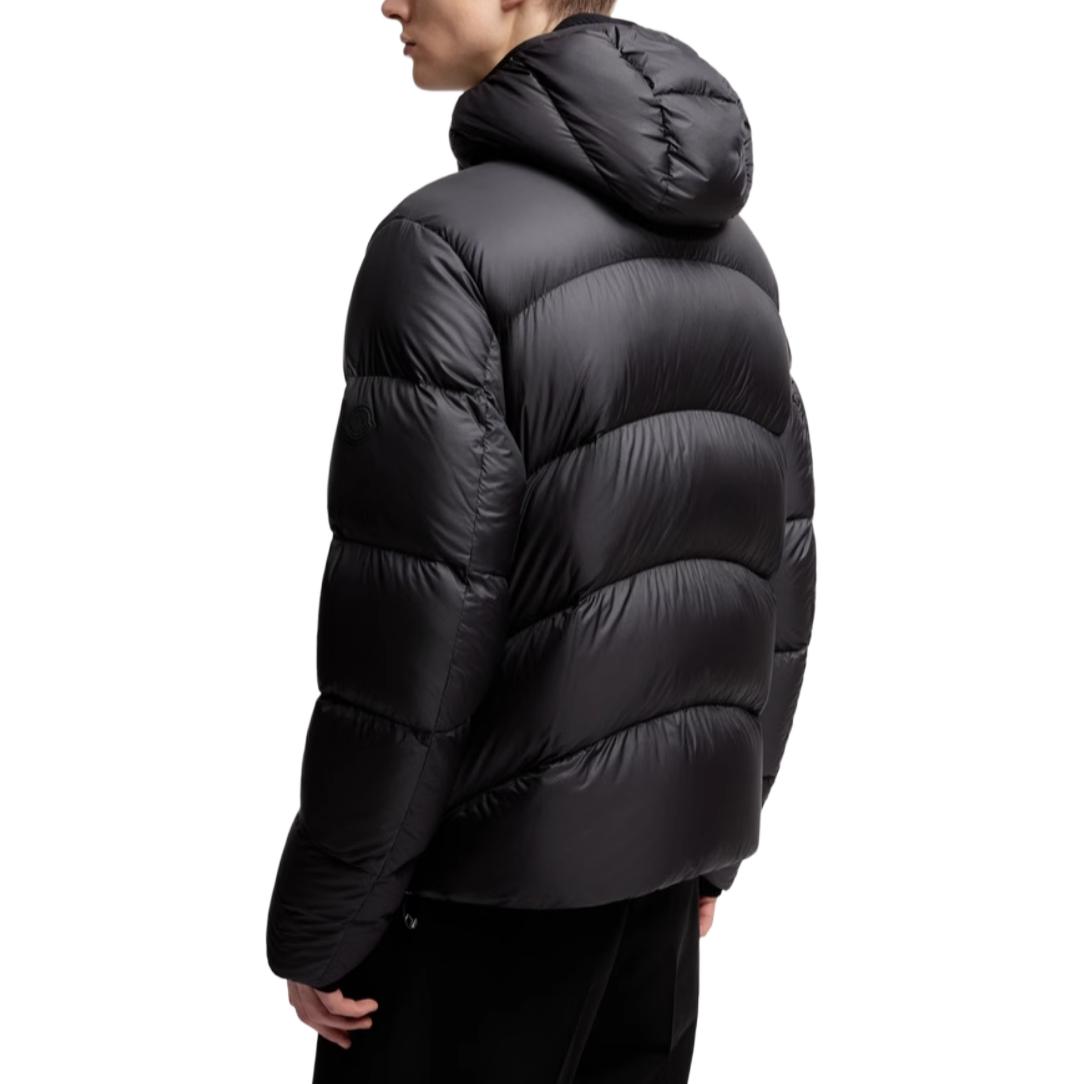 Короткая пуховая куртка Fulcran на молнии Moncler, черный — фото 4