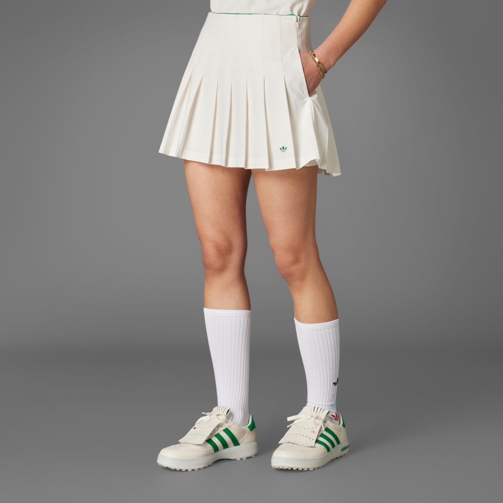 

Юбка Adidas Originals Pleated Skort, цвет Chalk White