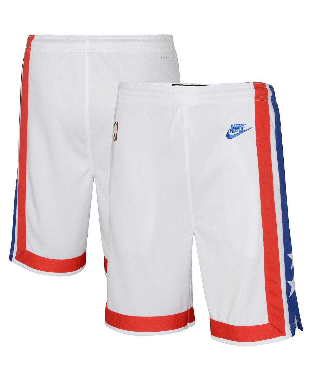 

Белые классические шорты Swingman Big Boys Brooklyn Nets из твердой древесины Nike, Белый, Белые классические шорты Swingman Big Boys Brooklyn Nets из твердой древесины Nike
