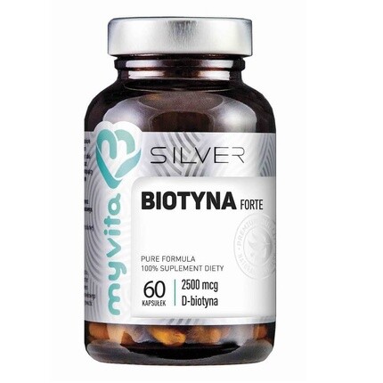 

MYVITA SILVER PURE Биотин Форте 2500 мкг 60 капсул