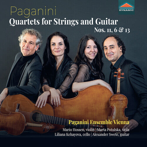

CD диск Paganini / Paganini Ensemble Vienna: Quartets for Strings & Guitar Nos. 11, 6 & 13