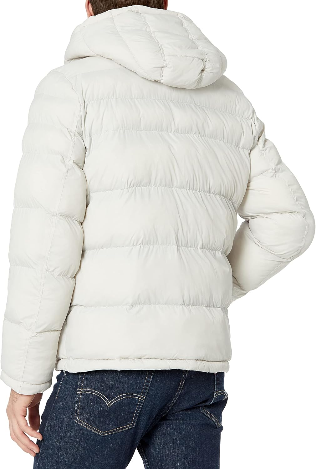 Мужская куртка-пуховик Tommy Hilfiger с капюшоном (стандартная и для больших и высоких), New Ice — фото 2
