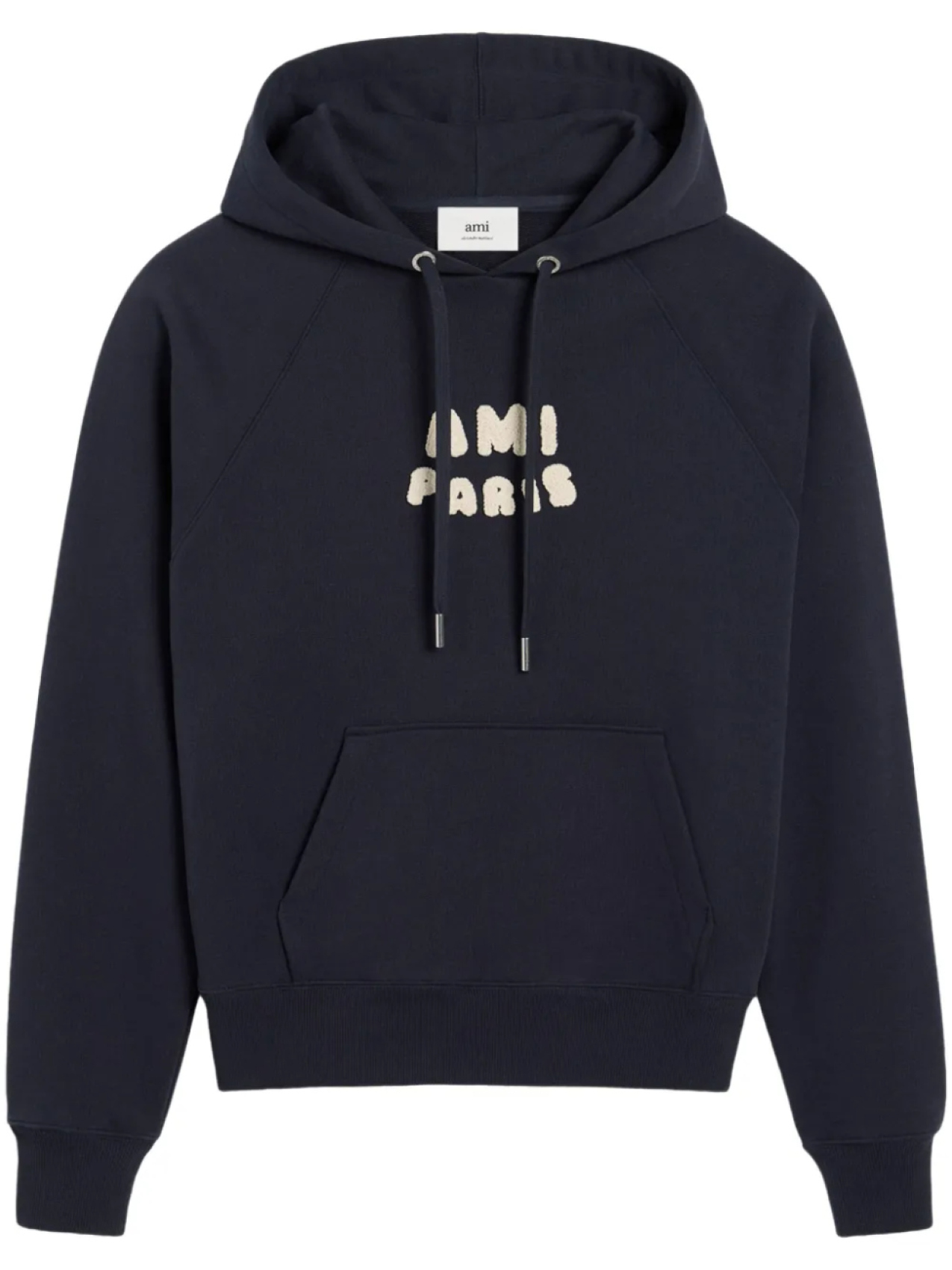 

Худи с логотипом AMI Paris, синий