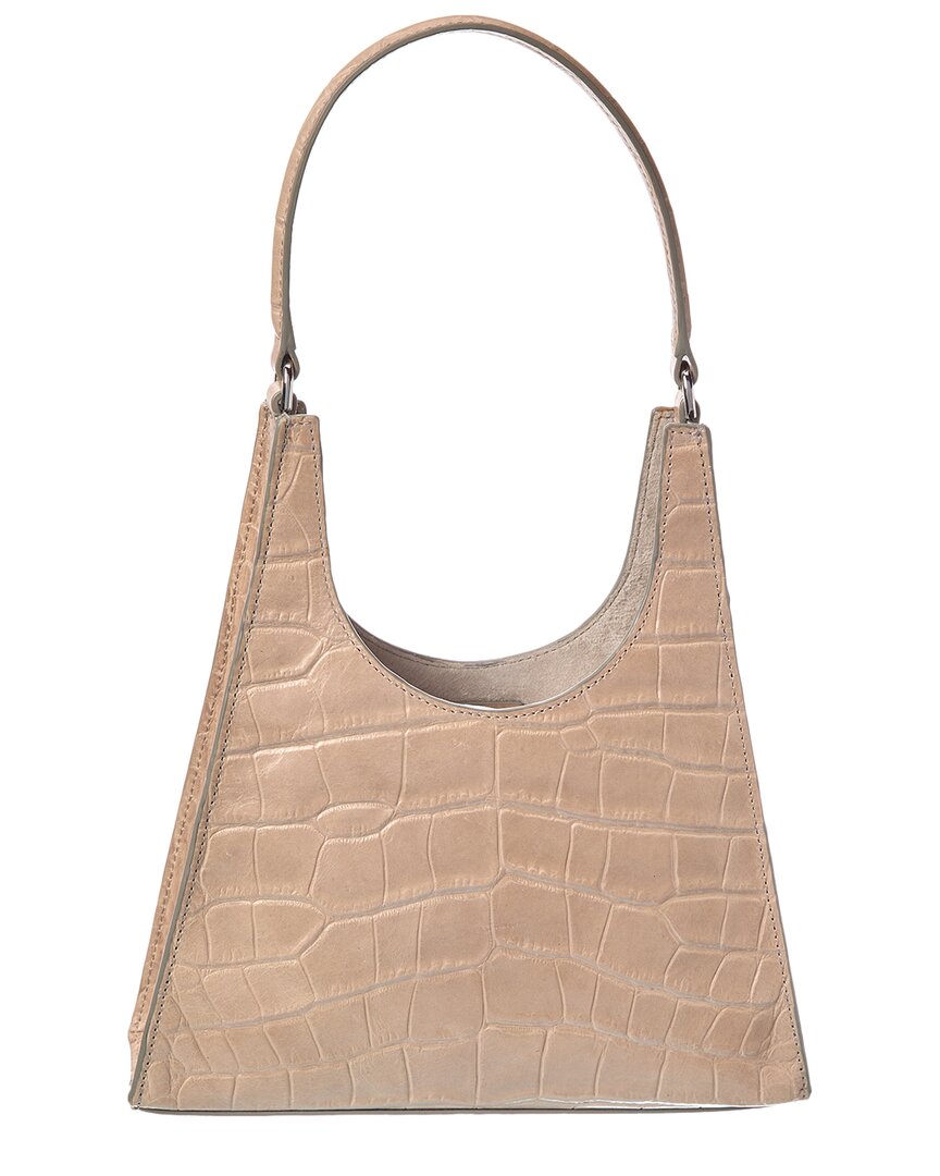 

STAUD Ray Кожаная сумка через плечо, серый