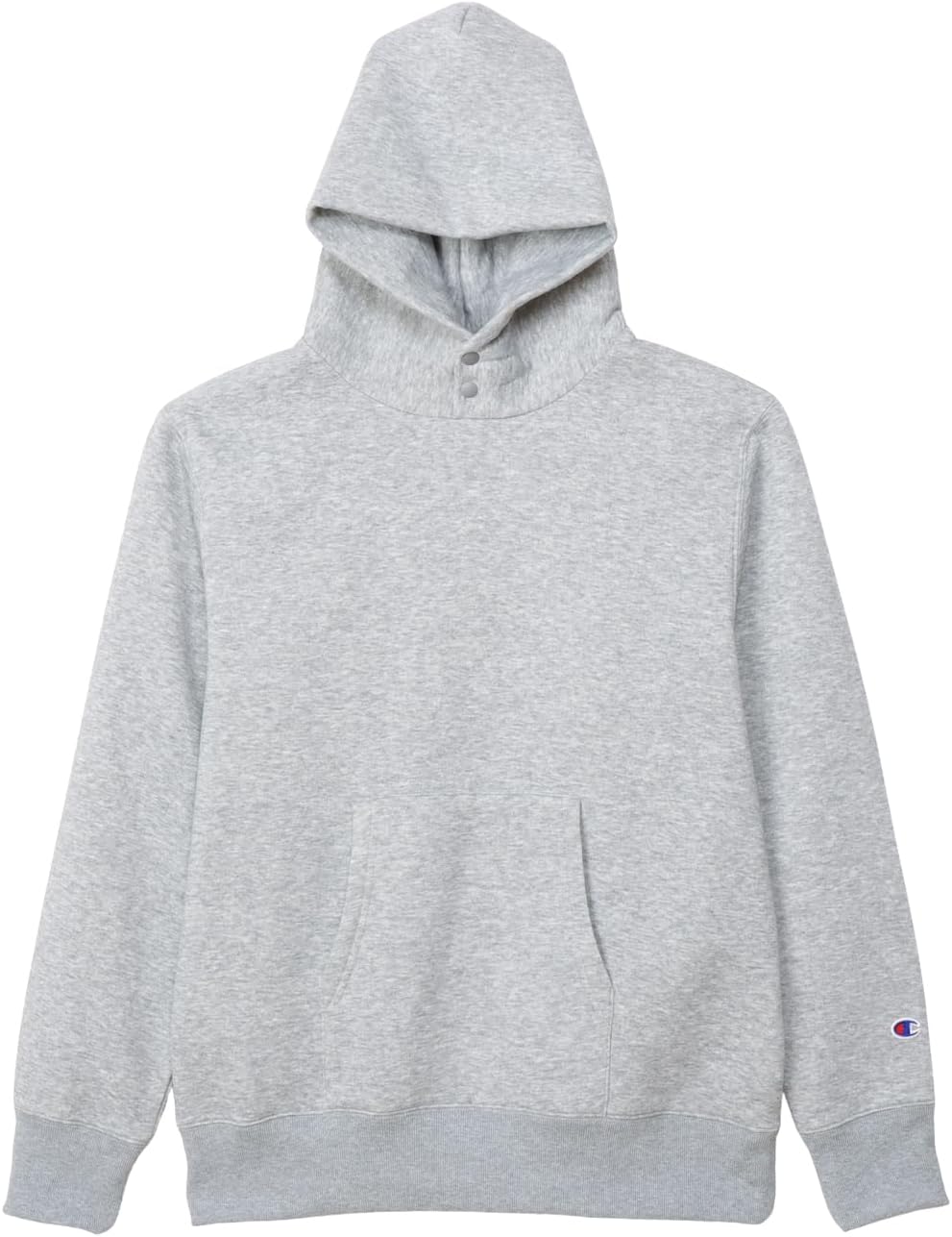 

Мужская толстовка с длинным рукавом Champion из эластичного термофутбола с резиновым принтом и застежкой на крючок на воротнике из махрового флиса TECH WEAVE(R) Terry Golf C3-CG101, серый