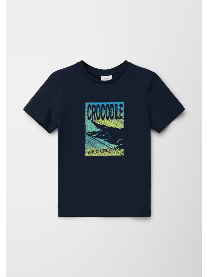 

s.Oliver Футболка цвета 5952_navy, Синий, s.Oliver Футболка цвета 5952_navy