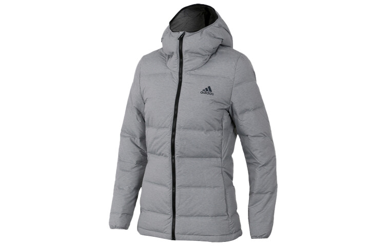 

Пуховик женский серый Adidas