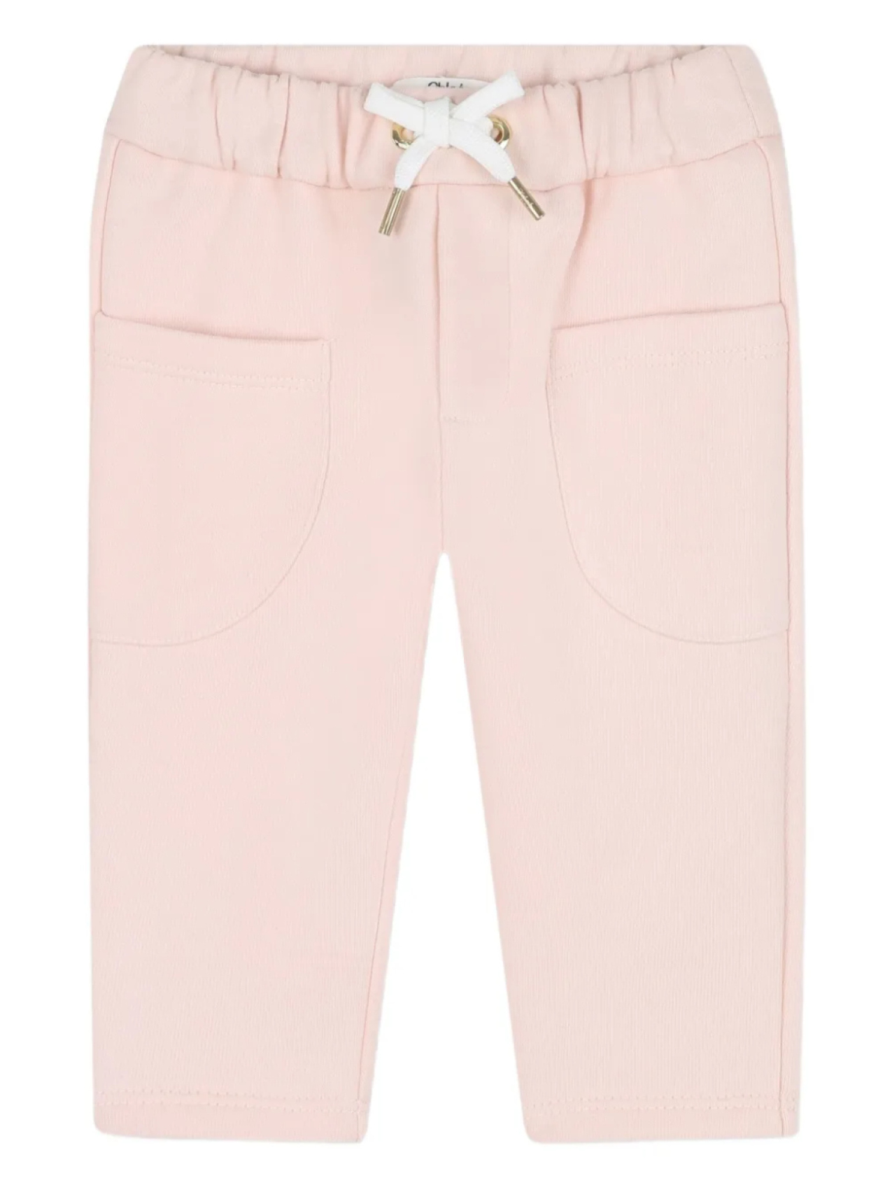 

Chloé Kids спортивные брюки с эластичным поясом, розовый